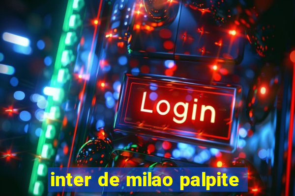 inter de milao palpite